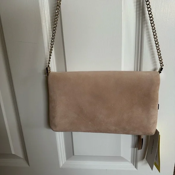 NEW ⭐️Karen Millen suede clutch or crossbody - Picture 4 of 7